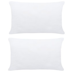 vidaXL Kissenfüllung 2 Stk. 50 x 30 cm Weiß