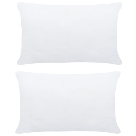 vidaXL Kissenfüllung 2 Stk. 50 x 30 cm Weiß