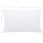 vidaXL Kissenfüllung 2 Stk. 50 x 30 cm Weiß vidaXL Kissenfüllung 2 Stk. 50 x 30 cm Weiß