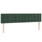 vidaXL Kopfteile 2 Stk. Dunkelgrün 90x5x78/88 cm Samt vidaXL Kopfteile 2 Stk. Dunkelgrün 90x5x78/88 cm Samt