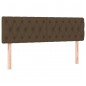 vidaXL Boxspringbett mit Matratze Dunkelbraun 140x190 cm Stoff vidaXL Boxspringbett mit Matratze Dunkelbraun 140x190 cm Stoff