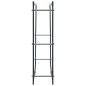 vidaXL Brennholzregal Schwarz 100×25×100 cm Stahl vidaXL Brennholzregal Schwarz 100×25×100 cm Stahl
