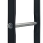 vidaXL Brennholzregal Schwarz 100×25×100 cm Stahl vidaXL Brennholzregal Schwarz 100×25×100 cm Stahl