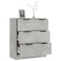 vidaXL Sideboard Betongrau 60x30x70 cm Holzwerkstoff vidaXL Sideboard Betongrau 60x30x70 cm Holzwerkstoff