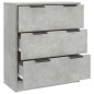 vidaXL Sideboard Betongrau 60x30x70 cm Holzwerkstoff vidaXL Sideboard Betongrau 60x30x70 cm Holzwerkstoff