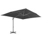 vidaXL Ampelschirm mit Aluminium-Mast 400x300 cm Anthrazit vidaXL Ampelschirm mit Aluminium-Mast 400x300 cm Anthrazit