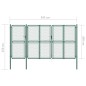 vidaXL Gartentor Stahl 200x395 cm Grün vidaXL Gartentor Stahl 200x395 cm Grün
