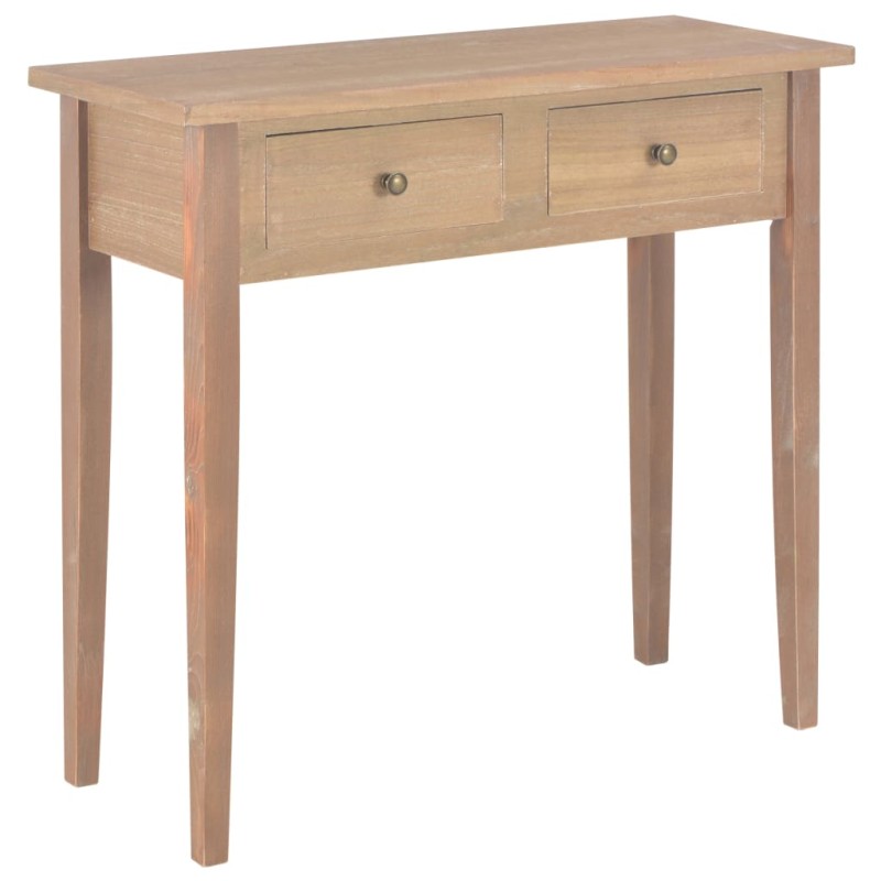 vidaXL Frisiertisch Konsolentisch Braun 79 x 30 x 74 cm Holz vidaXL Frisiertisch Konsolentisch Braun 79 x 30 x 74 cm Holz
