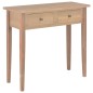 vidaXL Frisiertisch Konsolentisch Braun 79 x 30 x 74 cm Holz vidaXL Frisiertisch Konsolentisch Braun 79 x 30 x 74 cm Holz