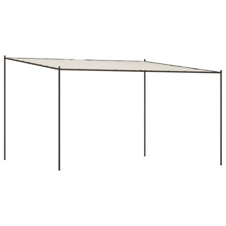 vidaXL Pavillon Weiß 4x4 m 180 g/m² Stoff und Stahl