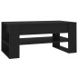 vidaXL Couchtisch Schwarz 102x55x45 cm Holzwerkstoff vidaXL Couchtisch Schwarz 102x55x45 cm Holzwerkstoff