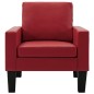 vidaXL Sessel Rot Kunstleder vidaXL Sessel Rot Kunstleder