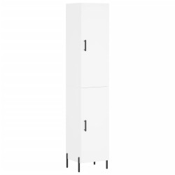 vidaXL Highboard Weiß 34,5x34x180 cm Holzwerkstoff