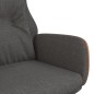 vidaXL Relaxsessel Dunkelgrau Stoff und PVC vidaXL Relaxsessel Dunkelgrau Stoff und PVC