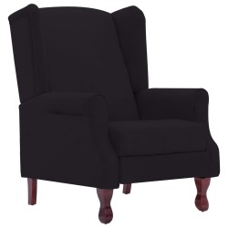 vidaXL Ruhesessel Schwarz Stoff