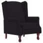 vidaXL Ruhesessel Schwarz Stoff vidaXL Ruhesessel Schwarz Stoff