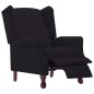 vidaXL Ruhesessel Schwarz Stoff vidaXL Ruhesessel Schwarz Stoff