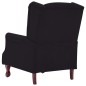 vidaXL Ruhesessel Schwarz Stoff vidaXL Ruhesessel Schwarz Stoff