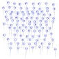 vidaXL Eiszapfen-Lichterkette 200 LEDs Blau 20 m Acryl PVC vidaXL Eiszapfen-Lichterkette 200 LEDs Blau 20 m Acryl PVC