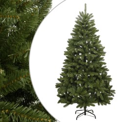 vidaXL Künstlicher Weihnachtsbaum Klappbar mit Ständer Grün 210 cm