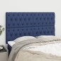 vidaXL Kopfteile 4 Stk. Blau 72x7x78/88 cm Stoff