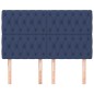 vidaXL Kopfteile 4 Stk. Blau 72x7x78/88 cm Stoff