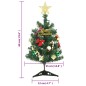 vidaXL Künstlicher Mini-Weihnachtsbaum mit Beleuchtung 30 LEDs 60 cm vidaXL Künstlicher Mini-Weihnachtsbaum mit Beleuchtung 30 LEDs 60 cm