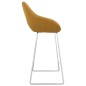 vidaXL Barhocker 2 Stk. Braun Samt vidaXL Barhocker 2 Stk. Braun Samt