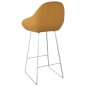 vidaXL Barhocker 2 Stk. Braun Samt vidaXL Barhocker 2 Stk. Braun Samt