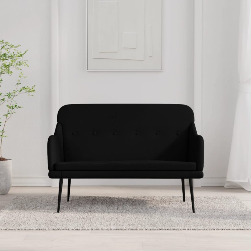 vidaXL Sitzbank Schwarz 110x76x80 cm Stoff vidaXL Sitzbank Schwarz 110x76x80 cm Stoff