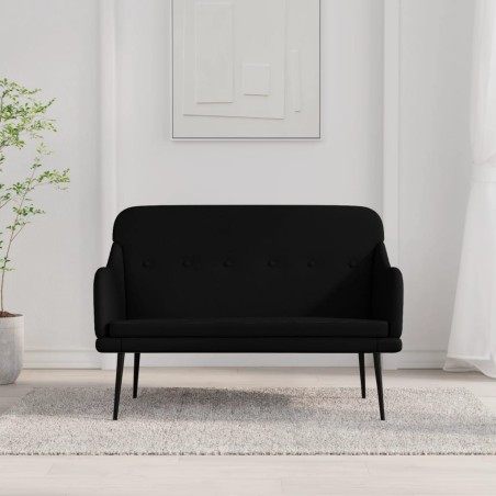 vidaXL Sitzbank Schwarz 110x76x80 cm Stoff