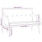 vidaXL Sitzbank Schwarz 110x76x80 cm Stoff vidaXL Sitzbank Schwarz 110x76x80 cm Stoff