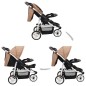 vidaXL 3-Rad-Kinderwagen Taupe und Schwarz vidaXL 3-Rad-Kinderwagen Taupe und Schwarz