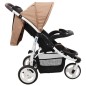 vidaXL 3-Rad-Kinderwagen Taupe und Schwarz vidaXL 3-Rad-Kinderwagen Taupe und Schwarz