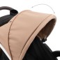 vidaXL 3-Rad-Kinderwagen Taupe und Schwarz vidaXL 3-Rad-Kinderwagen Taupe und Schwarz