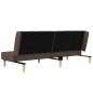 vidaXL Schlafsofa 2-Sitzer Taupe Stoff vidaXL Schlafsofa 2-Sitzer Taupe Stoff