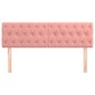 vidaXL Kopfteile 2 Stk. Rosa 72x7x78/88 cm Samt vidaXL Kopfteile 2 Stk. Rosa 72x7x78/88 cm Samt