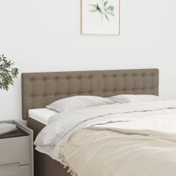 vidaXL Kopfteile 2 Stk. Taupe 72x5x78/88 cm Stoff
