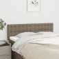 vidaXL Kopfteile 2 Stk. Taupe 72x5x78/88 cm Stoff
