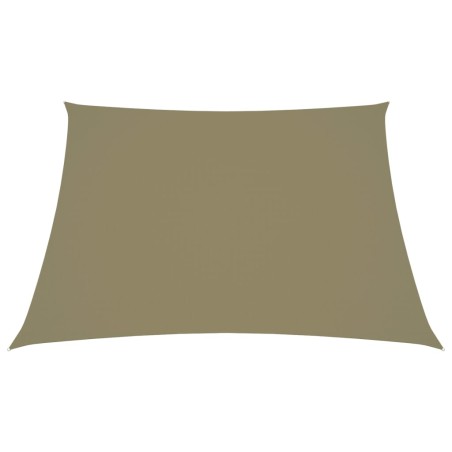 vidaXL Sonnensegel Oxford-Gewebe Quadratisch 3x3 m Beige