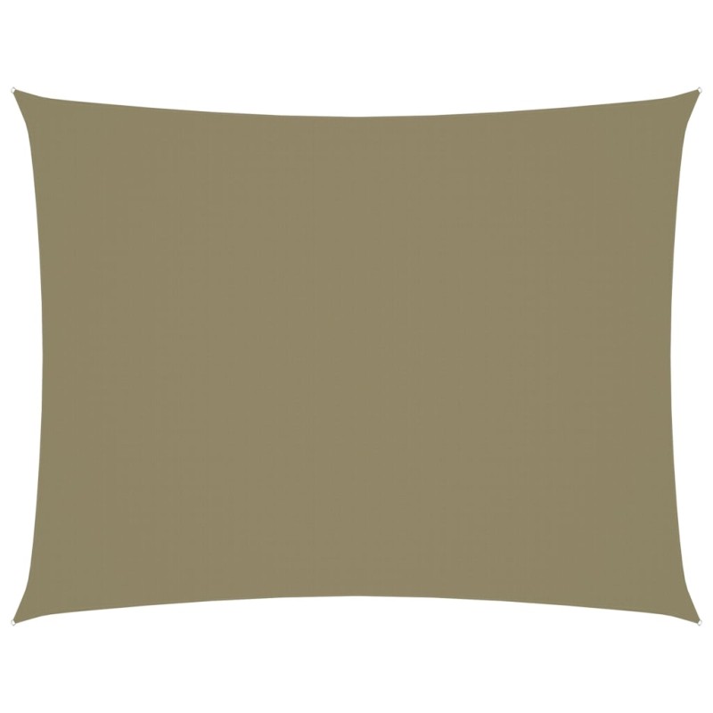 vidaXL Sonnensegel Oxford-Gewebe Rechteckig 4x5 m Beige vidaXL Sonnensegel Oxford-Gewebe Rechteckig 4x5 m Beige