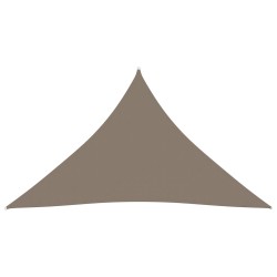 vidaXL Sonnensegel Oxford-Gewebe Dreieckig 4x4x4 m Taupe