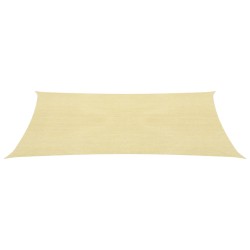 vidaXL Sonnensegel 160 g/m² Beige 2x5 m HDPE
