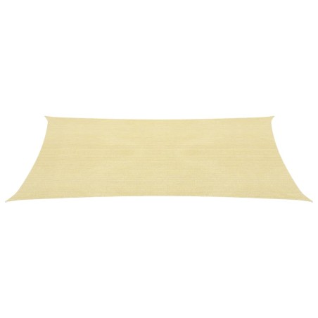 vidaXL Sonnensegel 160 g/m² Beige 2x5 m HDPE
