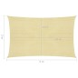 vidaXL Sonnensegel 160 g/m² Beige 2x5 m HDPE vidaXL Sonnensegel 160 g/m² Beige 2x5 m HDPE