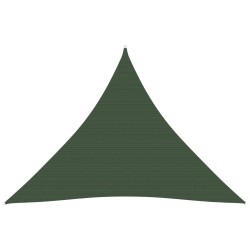 vidaXL Sonnensegel 160 g/m² Dunkelgrün 3x3x3 m HDPE