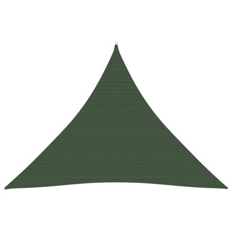 vidaXL Sonnensegel 160 g/m² Dunkelgrün 3x3x3 m HDPE