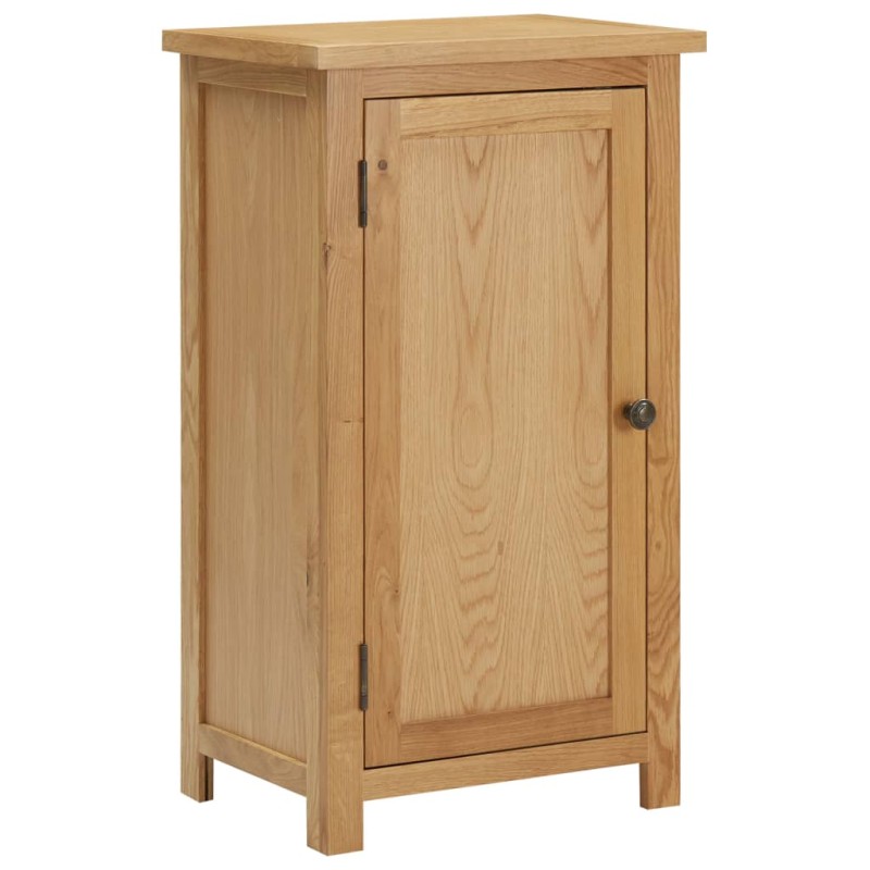 vidaXL Schrank 45 x 32 x 85 cm Eiche Massivholz vidaXL Schrank 45 x 32 x 85 cm Eiche Massivholz