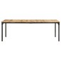 vidaXL Esstisch 220x100x76 cm Raues Mangoholz vidaXL Esstisch 220x100x76 cm Raues Mangoholz