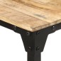 vidaXL Esstisch 220x100x76 cm Raues Mangoholz vidaXL Esstisch 220x100x76 cm Raues Mangoholz